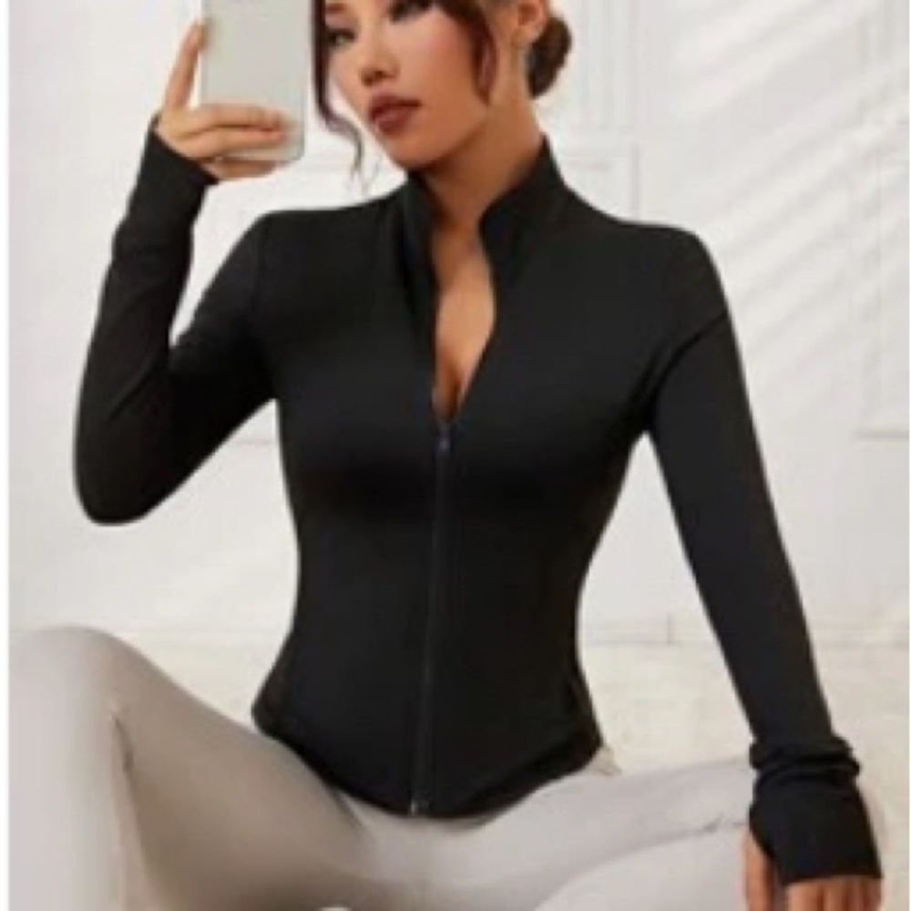 Black Zip-Up Jacket